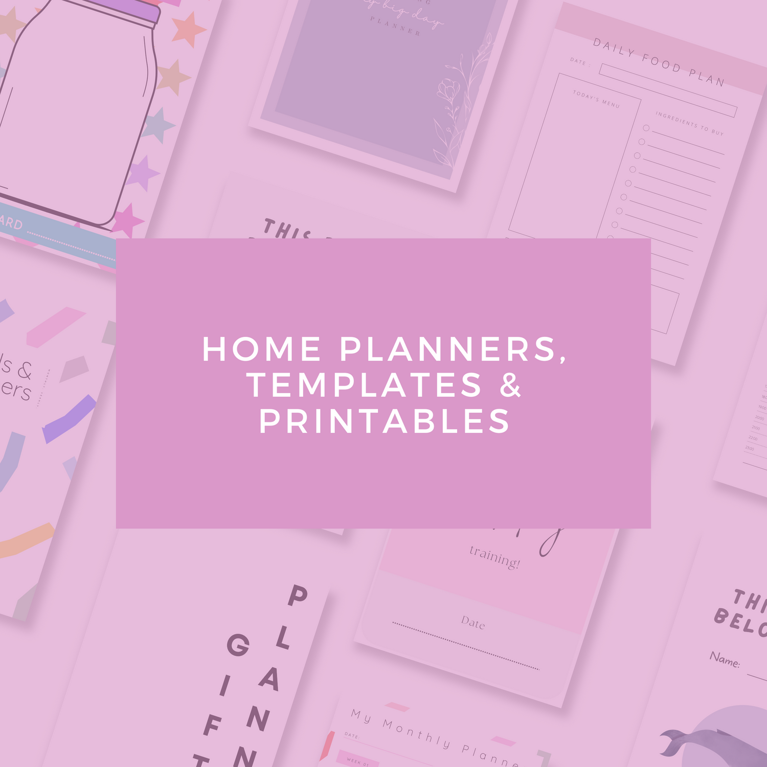 Templates for Home Planning