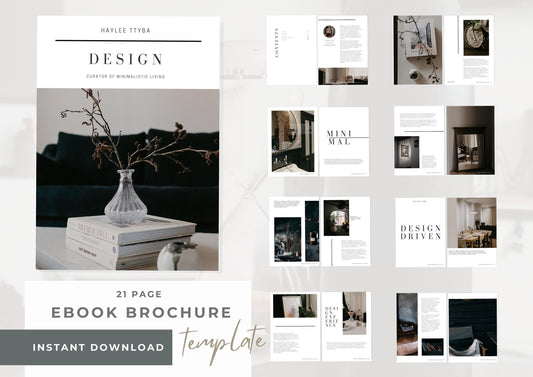 eBook Template|Portfolio Template|Brochure Template|Business Template| Minimal Magazine Template|Portfolio|digital download | Modern