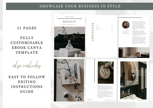 eBook Template|Portfolio Template|Brochure Template|Business Template| Minimal Magazine Template|Portfolio|digital download | Modern