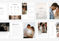 Photography pricing template for wedding photographers | Editable photography pricing and portfolio template fully customisable