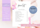 Nail Salon Services Pricing Menu | Pricing Guide | Nail Salon Template | Brochure Template | Business Template | Pretty Petals