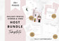 The Ultimate Airbnb Host Bundle Template made in Canva | Welcome Guidebook | Essential House signs & Cleaning Checklists | Bubblegum Rose