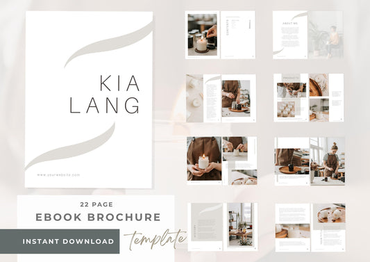 eBook Template|Portfolio Template|Brochure Template|Business Template|Magazine Template|A Sleek and Simple Ebook Template| Candles