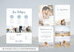 Wedding Photography Pricing Portfolio Brochure template editable in Canva, beautifully crafted and professionally designed. Instant Download