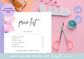 Nail Salon Services Pricing Menu | Pricing Guide | Nail Salon Template | Brochure Template | Business Template | Pretty Petals