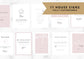 The Ultimate Airbnb Host Bundle Template made in Canva | Welcome Guidebook | Essential House signs & Cleaning Checklists | Bubblegum Rose