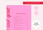 Nail Salon Services Pricing Menu | Pricing Guide | Nail Salon Template | Brochure Template | Business Template | Sugarplums