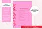 Nail Salon Services Pricing Menu | Pricing Guide | Nail Salon Template | Brochure Template | Business Template | Sugarplums