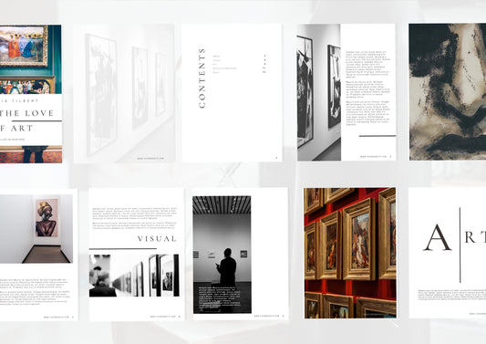 eBook Template|Portfolio Template|Brochure Template|Business Template|Magazine Template|Portfolio| For the Love of Art