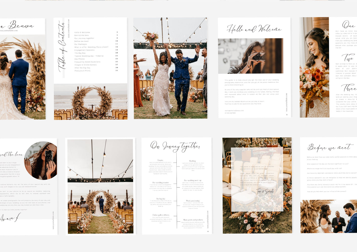 Photography pricing template|wedding photography|photography pricing guide|Photography Pricing & Portfolio Template Rustic