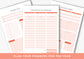 Debt and Finance Planner BUNDLE! Budget Planner, Printable Savings Planner, A4, Debt, Spending, Income and Expenses Trackers, Tangerine