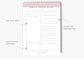 Recipe Cards and Menu Planner, Family Recipe Planner, instant download, Muted Pastels