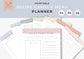 Recipe Cards and Menu Planner, Family Recipe Planner, instant download, Muted Pastels