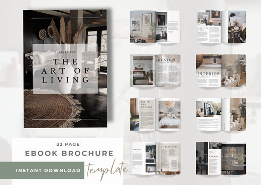 eBook Template editable to suit any business, instant download | The art of Living