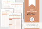 Debt Repayment Planner, Debt Tracker, US Letter, Printable Planner, Burnt Orange