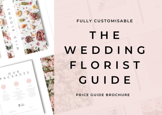 Wedding Florist Pricing Guide - Welcome guide - Template for Florists - Florist Templates - Guide - Florist Brochure - Blossom